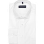 Weiße Unifarbene CasaModa Hemden mit Kent-Kragen aus Baumwolle für Herren Größe 3 XL 