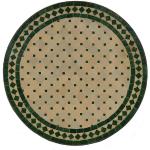 Grüne Mediterrane Runde Runde Gartentische mit Ländermotiv Breite 50-100cm, Höhe 50-100cm, Tiefe 50-100cm 