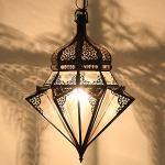 Braune Marokko Lampen aus Glas 