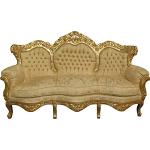 Goldene Barocke Casa Padrino King Lounge Sofas Höhe 150-200cm, Tiefe 100-150cm 