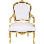 Goldene Antike Casa Padrino Konferenzstühle & Besucherstühle aus Massivholz Breite 50-100cm, Tiefe 50-100cm 