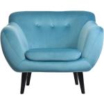 Mitternachtsblaue Barocke Casa Padrino Lounge Sessel aus Massivholz Breite 50-100cm, Höhe 50-100cm, Tiefe 50-100cm 