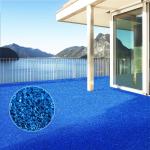 Blaue Kunstrasen & Rasenteppiche  aus Polypropylen UV-beständig 