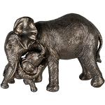 Reduzierte Graue Moderne Elefanten Figuren zur Hochzeit 