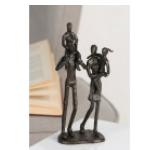 Casablanca Design Skulptur "Family" Gusseisen, brüniert