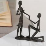 Casablanca Design Skulptur "Marry Me" Gusseisen, brüniert