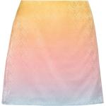 Reduzierte Pastellgelbe Festliche Röcke mit Reißverschluss aus Seide für Damen Größe M 
