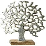 Silberne Moderne 38 cm Deko-Bäume 