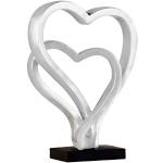 Reduzierte Silberne Moderne 30 cm Weihnachtsfiguren aus Kunstharz zum Valentinstag 