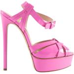 Casadei, Taffa4207 Sandalen mit Absatz Pink, Damen, Größe: 38 EU