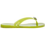 Gelbe Casadei Zehentrenner aus PVC für Damen Größe 37 für den für den Sommer 