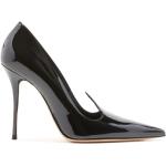 Reduzierte Schwarze Lack-Optik Elegante Casadei High Heels & Stiletto-Pumps aus Lackleder für Damen Größe 40 