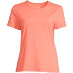 Reduzierte Korallenrote Casall T-Shirts aus Mesh für Damen Übergrößen 