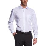 Reduzierte Weiße Unifarbene Langärmelige CasaModa Kentkragen Hemden mit Kent-Kragen für Herren Größe S 