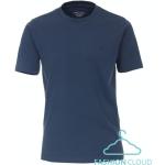 Marineblaue Kurzärmelige CasaModa Rundhals-Ausschnitt T-Shirts aus Baumwolle für Herren Größe 3 XL 