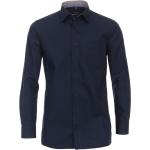 Dunkelblaue Unifarbene CasaModa Bügelfreie Hemden für Herren Größe 3 XL 