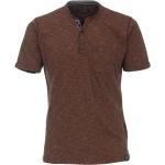 Dunkelorange Unifarbene CasaModa T-Shirts aus Baumwolle für Herren Größe L 
