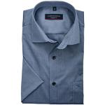Blaue Kurzärmelige CasaModa Kentkragen Hemden mit Kent-Kragen aus Baumwolle für Herren Größe S 