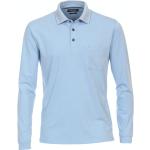 CASAMODA Polo-Shirt Langarm (433995300-102) blau