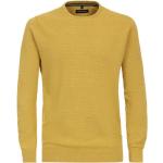 Gelbe Unifarbene CasaModa Strickpullover aus Baumwolle für Herren Größe 6 XL 
