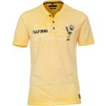 Gelbe Unifarbene CasaModa T-Shirts für Herren Größe L 