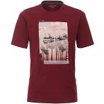 Dunkelrote Unifarbene CasaModa T-Shirts aus Baumwolle für Herren Größe XXL 