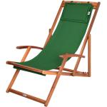 Anthrazitfarbene Deuba Liegestühle aus Massivholz klappbar Breite 50-100cm, Höhe 50-100cm, Tiefe 50-100cm 