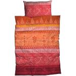Orange Motiv Arabische Casatex Motiv Bettwäsche mit Ornament-Motiv aus Baumwolle trocknergeeignet 2-teilig 