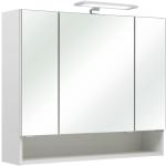 Weiße Moderne Spiegelschränke LED beleuchtet Breite 0-50cm, Höhe 0-50cm, Tiefe 0-50cm 