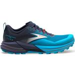 Black Friday Angebote - Blaue Brooks Cascadia Trailrunning Schuhe in Normalweite für Herren Größe 42,5 