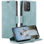 Reduzierte Hellblaue Retro Samsung Galaxy Hüllen Art: Flip Cases mit Bildern aus Leder klappbar 