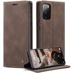 Retro Samsung Galaxy S20 FE Hüllen Art: Flip Cases mit Bildern aus Leder klappbar 