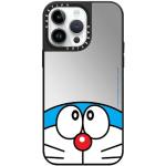 CASETiFY Spiegel iPhone 14 Pro Max Hülle [Doraemon Co-Lab / 1,5m Fallschutz/Kompatibel mit Magsafe] - Doraemon - Silber auf Schwarz