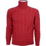 Rote Cashmere Company Rollkragen Kaschmir-Pullover mit Tiermotiv für Herren Größe XXL für den für den Herbst 