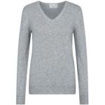 Graue Kaschmir-Pullover aus Wolle für Damen Größe S 