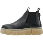 CA'SHOTT Damen CASFLORA Chelsea Low Cut Smooth Leather Ankle Boot, Black, 36 EU