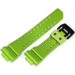 Grüne Casio Uhrenarmbänder aus Kunststoff für Herren 