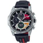 Limitierte Silberne Casio Edifice Honda Quarz Armbanduhren aus Edelstahl mit Chronograph-Zifferblatt 