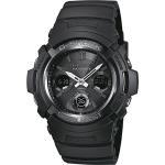 Casio G-Shock AWG-100 Runde Solar Herrenarmbanduhren aus Edelstahl mit Mineralglas-Uhrenglas 
