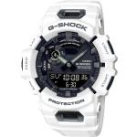Casio G-Shock Runde Herrenarmbanduhren aus Kunstharz mit Analog-Zifferblatt mit Mineralglas-Uhrenglas 