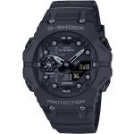 Schwarze Casio G-Shock Smartwatches aus Kunstharz mit Bluetooth mit Mineralglas-Uhrenglas für Herren 