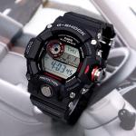 Schwarze Wasserdichte Casio G-Shock Herrenarmbanduhren mit Digital-Zifferblatt zum Bergsteigen 