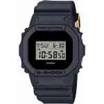 Limitierte Schwarze Wasserdichte Casio G-Shock Runde Quarz Armbanduhren Dornschließe mit Digital-Zifferblatt stoßfest 