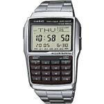 Retro Casio Quarz Armbanduhren mit Chronograph-Zifferblatt mit Taschenrechner 