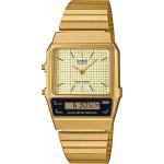 Goldene Vintage Wasserdichte Armbanduhren mit Analog-Zifferblatt 