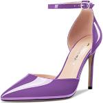 Violette Lack-Optik Sexy High Heels & Stiletto-Pumps aus Lackleder für Damen Größe 36 für den für den Sommer 