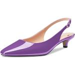 Violette Lack-Optik Sexy High Heels & Stiletto-Pumps aus Lackleder für Damen Größe 38 für den für den Sommer 