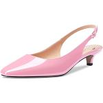 Rosa Lack-Optik Sexy High Heels & Stiletto-Pumps aus Lackleder für Damen Größe 40 für den für den Sommer 