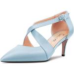 Hellblaue Sexy High Heels & Stiletto-Pumps für Damen Größe 39 für den für den Sommer 
