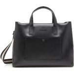 Schwarze Elegante Castelijn & Beerens Lederhandtaschen aus Rindsleder mit Laptopfach für Damen 